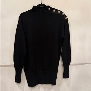 White House Black Market Black Knit Sweater